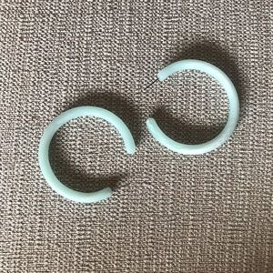 Anthro Janelle Resin Hoops